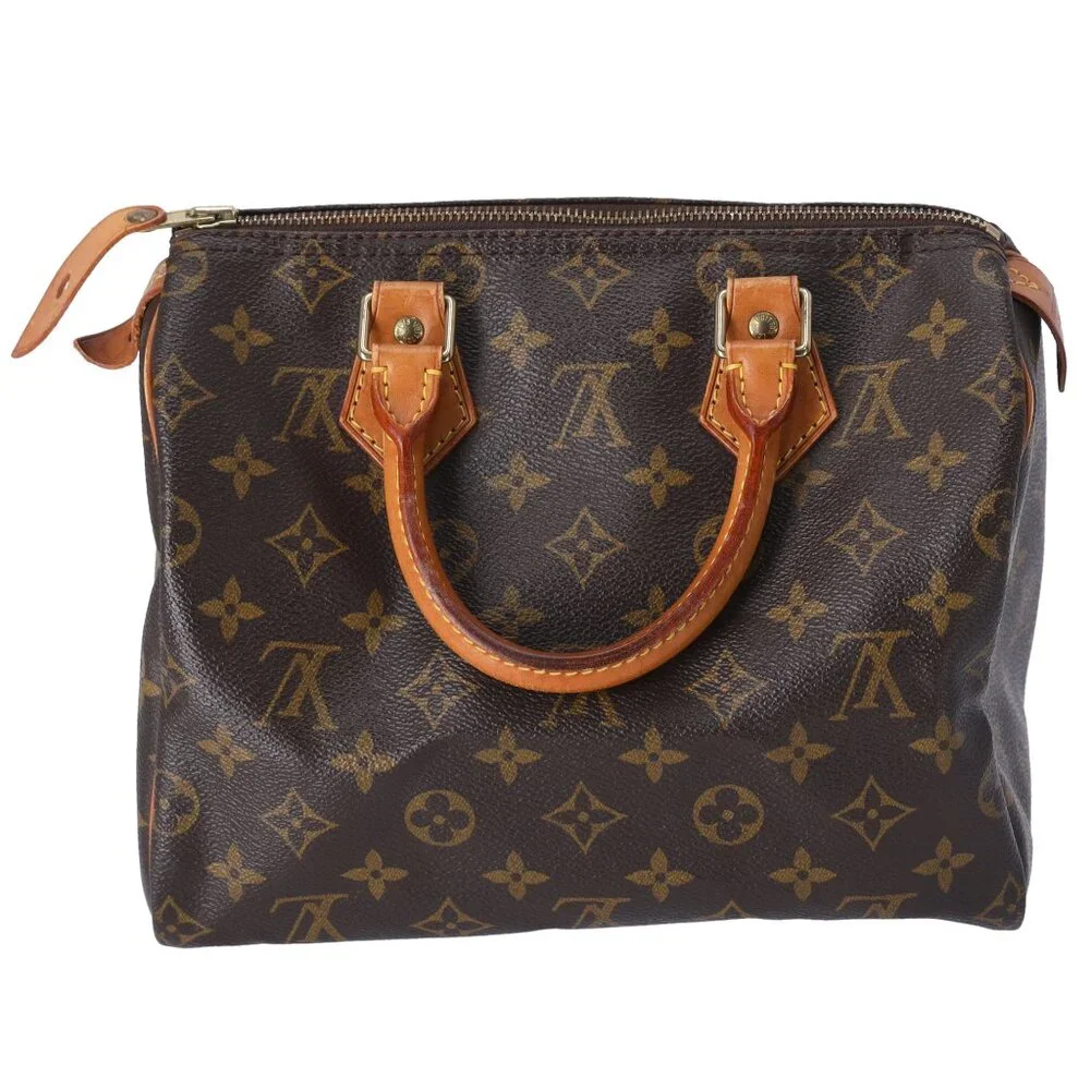 Louis Vuitton Speedy 25 Monogram Duffle Bag Handbag M41528 Canvas - Picture 3 of 5